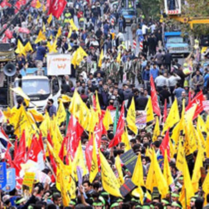 گزارش تصویری / راهپیمایی ۱۳ آبان 