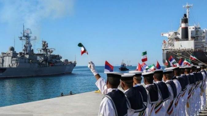 دومین روز رزمایش دریایی مشترک ایران، روسیه و چین