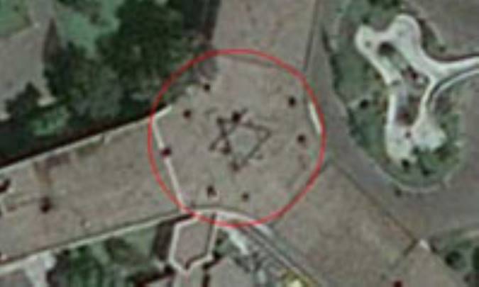 نقش "ستاره داوود" در فرودگاه مهرآباد!