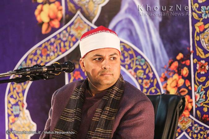 قاری برجسته مصری: تلاوت در محضر رهبر انقلاب افتخار حرفه‌ای من است