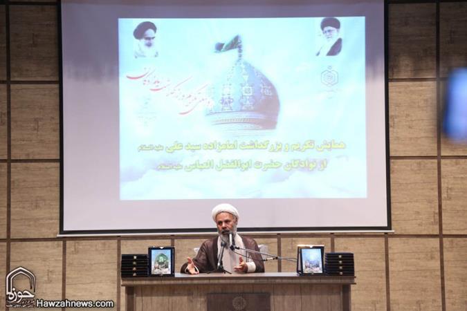 گزارش تصویری همایش تکریم و بزرگداشت امامزاده سیدعلی(ع) از نوادگان حضرت عباس(ع) در قم
