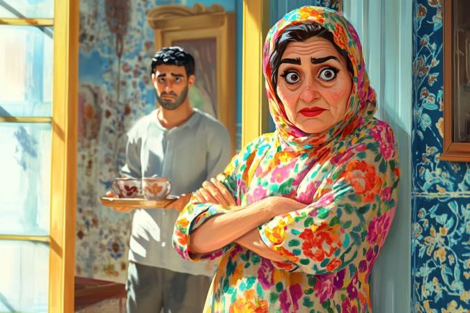 شعر طنز/مادر زن و داماد