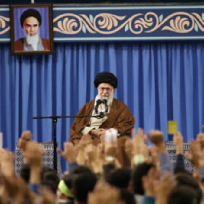 گزارش تصویری / دیدار هزاران نفر از دانش‌آموزان و دانشجویان با رهبر انقلاب