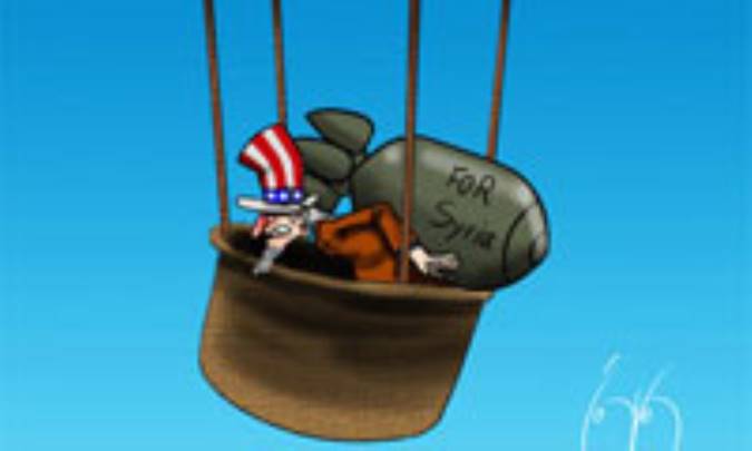 کاریکاتور/ راه حل آمریکا برای مشکل سوریه