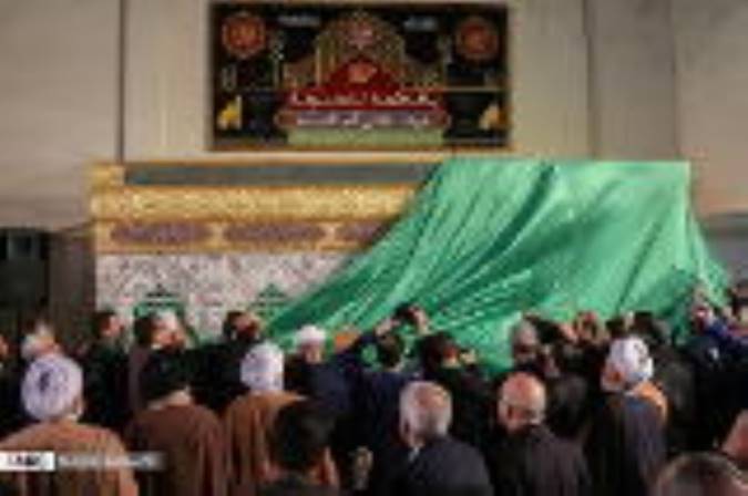 رونمایی از ضریح جدید مطهر شهدای کربلا در قم