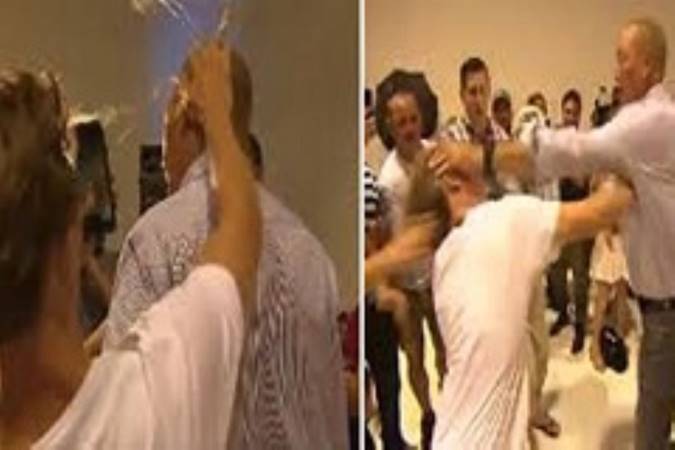 حمله با "تخم مرغ" علیه سناتور افراطگرای استرالیایی