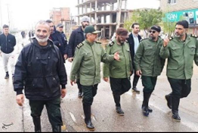 سردار جعفری: سپاه تا آخرین لحظه در کنار مردم سیل‌زده خواهد ماند