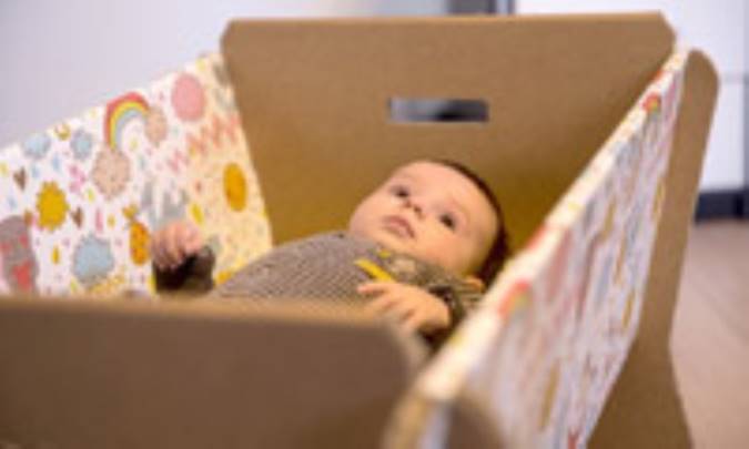 تخت خواب های مقوایی برای بچه ها ساخته شد + عکس