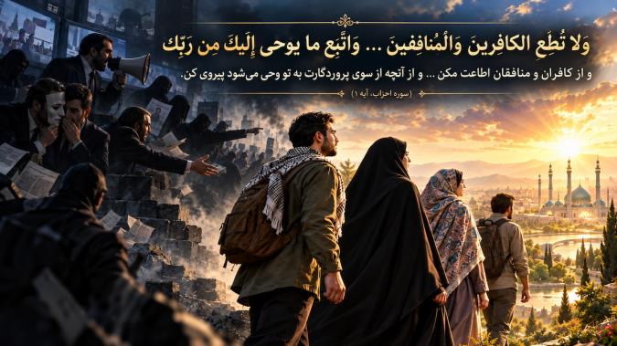 معیارهای قرآنی برای اعتراضات مردمی (۴): عدم اطاعت از کفار و منافقان