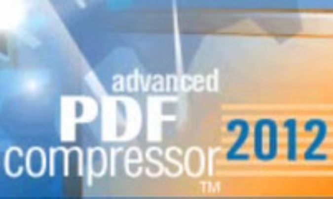 کاهش حجم فایل های پی دی اف با Advanced Pdf Compressor 2012 V1 2 11