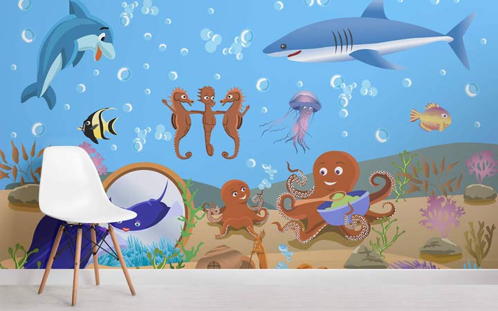 تمیز کردن کاغذ دیواری