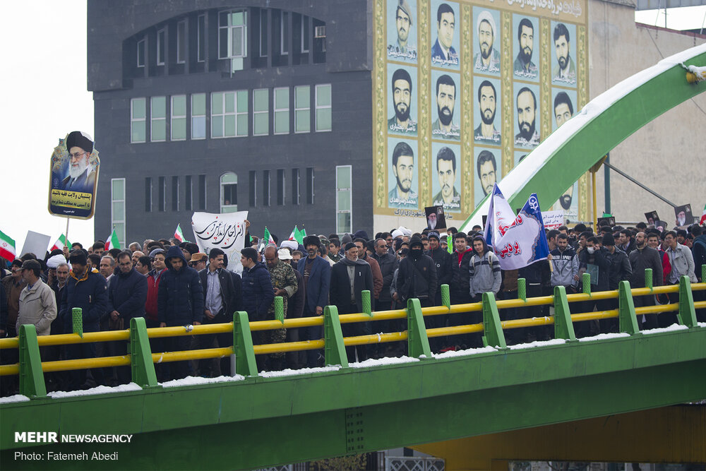 خروش مردم انقلابی ایران علیه آشوب‌گران