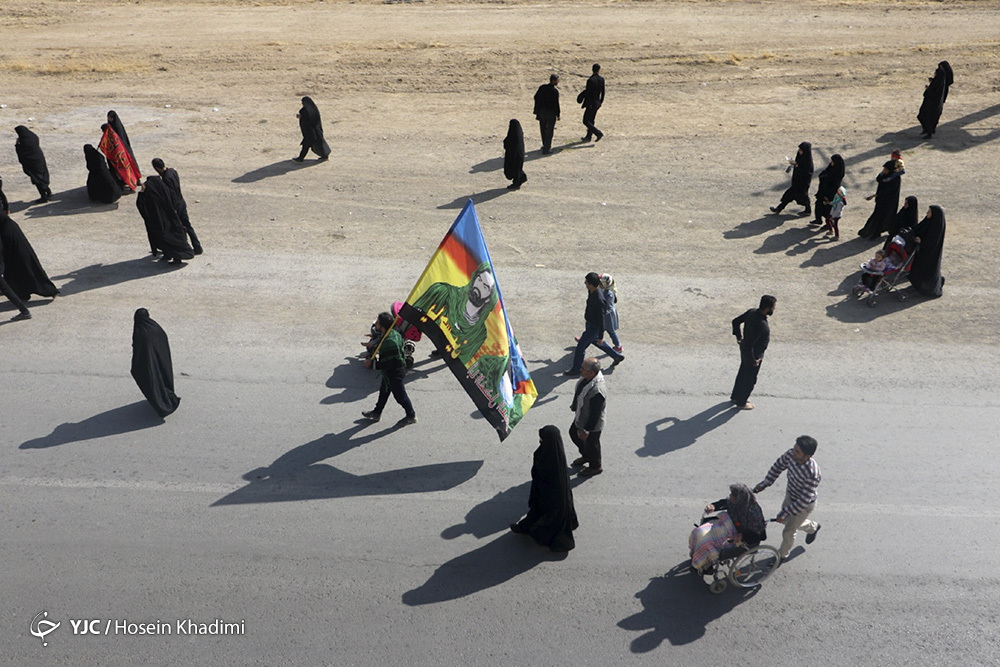 راهپیمایی جاماندگان اربعین در سراسر کشور