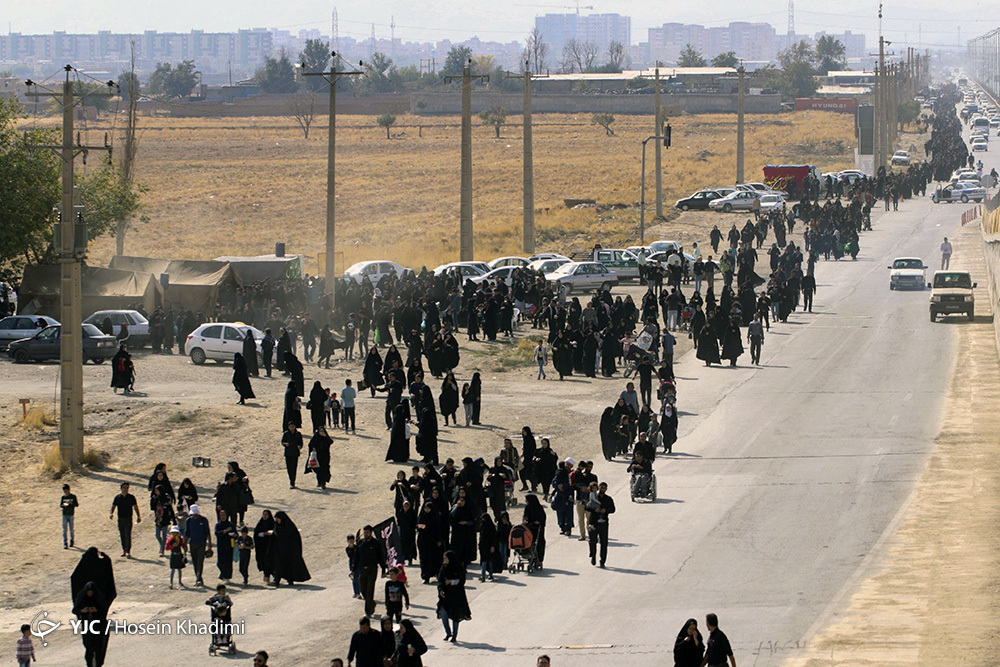 راهپیمایی جاماندگان اربعین در سراسر کشور