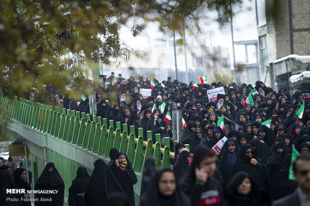 خروش مردم انقلابی ایران علیه آشوب‌گران