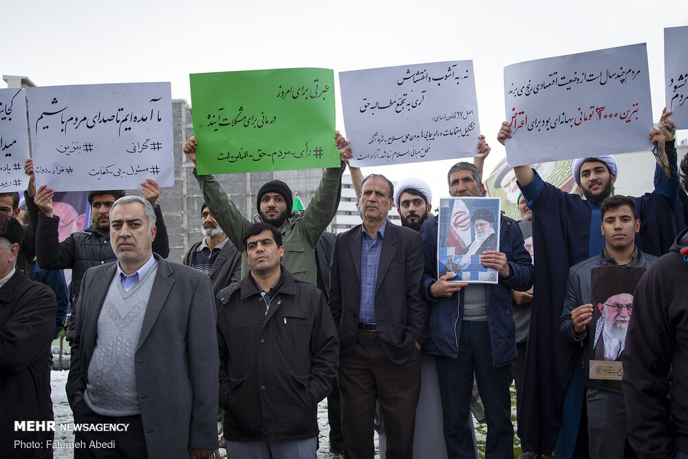 خروش مردم انقلابی ایران علیه آشوب‌گران