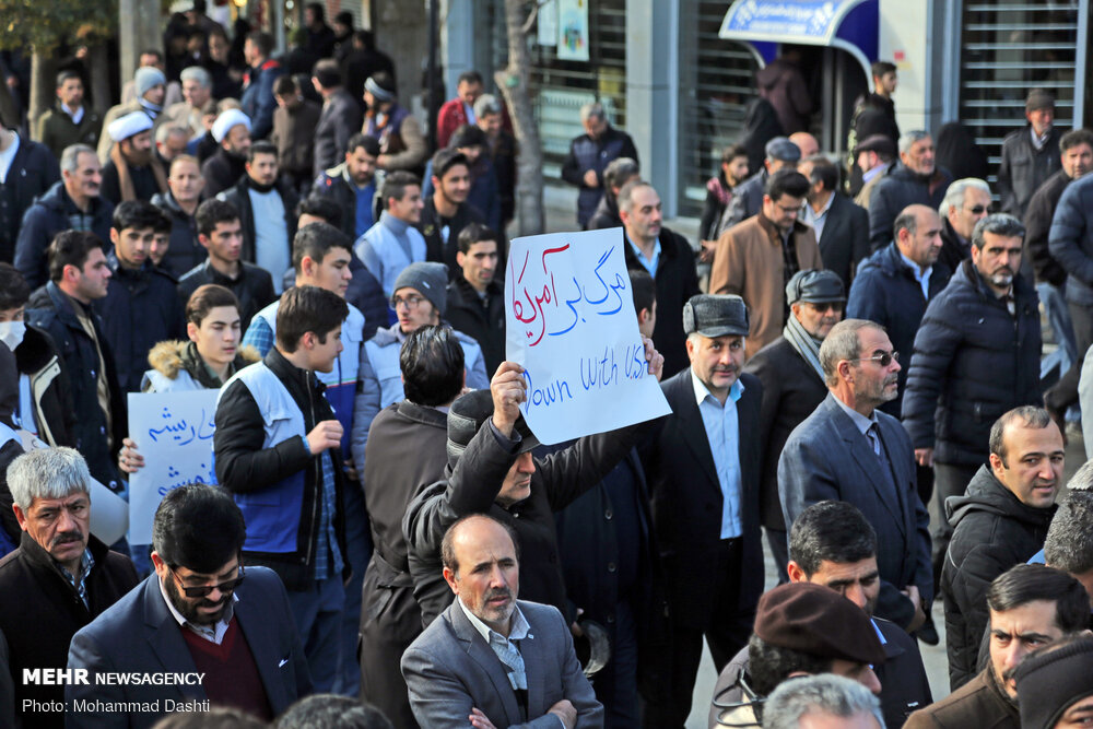 خروش مردم انقلابی ایران علیه آشوب‌گران