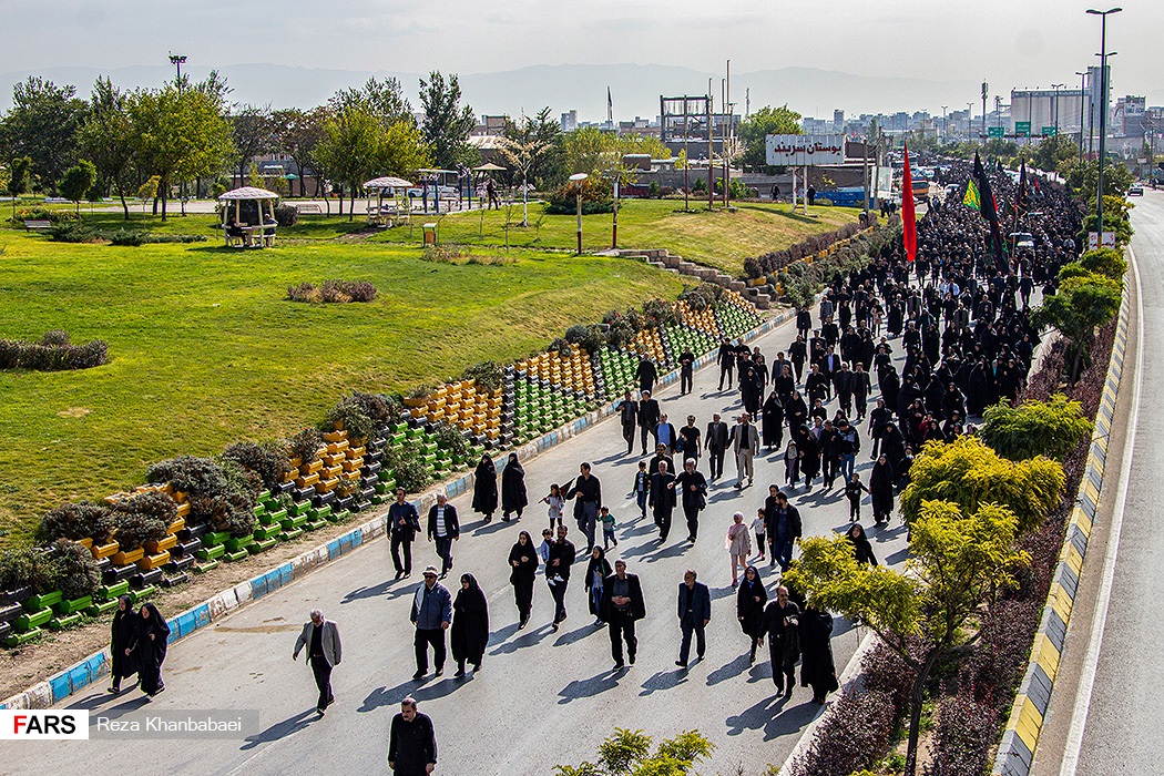 راهپیمایی جاماندگان اربعین در سراسر کشور