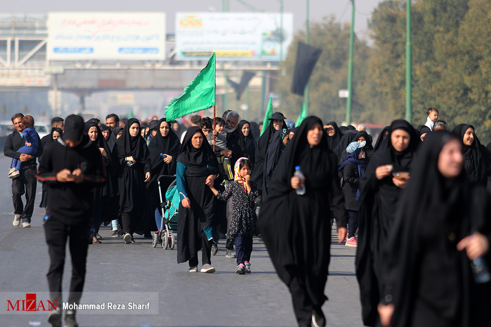 راهپیمایی جاماندگان اربعین در سراسر کشور