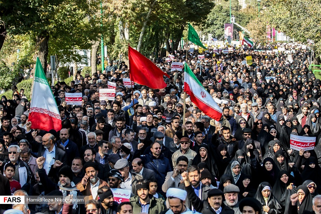 خروش مردم انقلابی ایران علیه آشوب‌گران