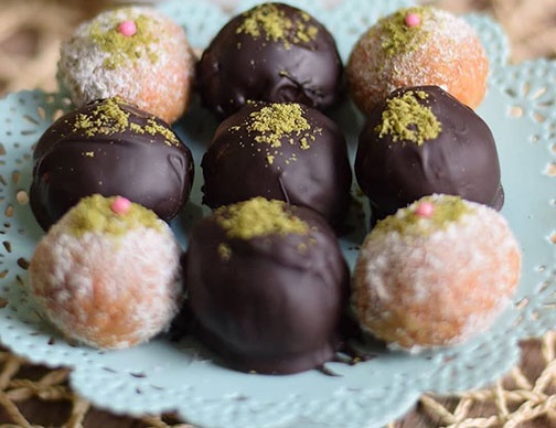 دستور تهیه انواع توپک های خوراکی