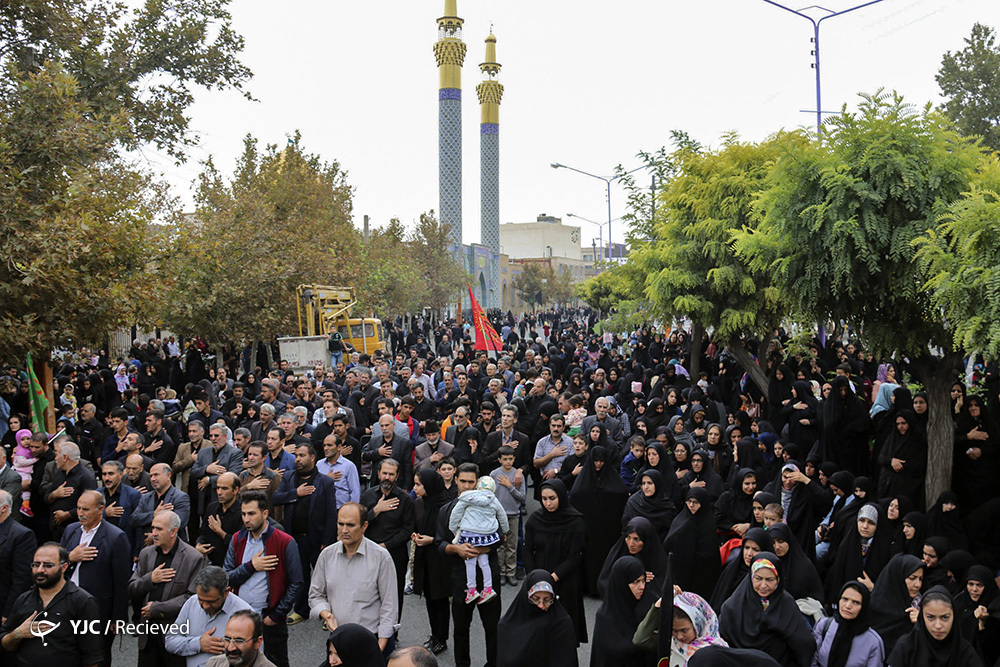 راهپیمایی جاماندگان اربعین در سراسر کشور