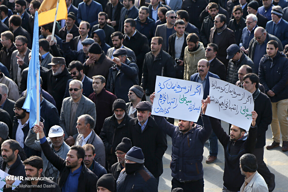 خروش مردم انقلابی ایران علیه آشوب‌گران
