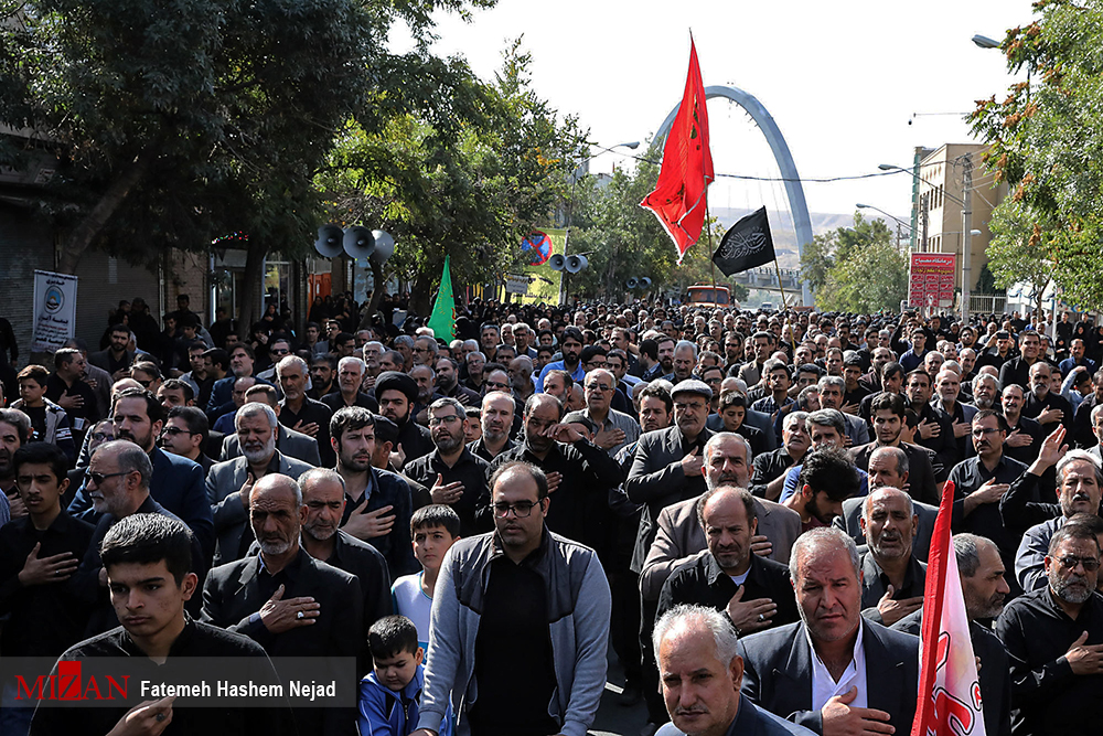راهپیمایی جاماندگان اربعین در سراسر کشور