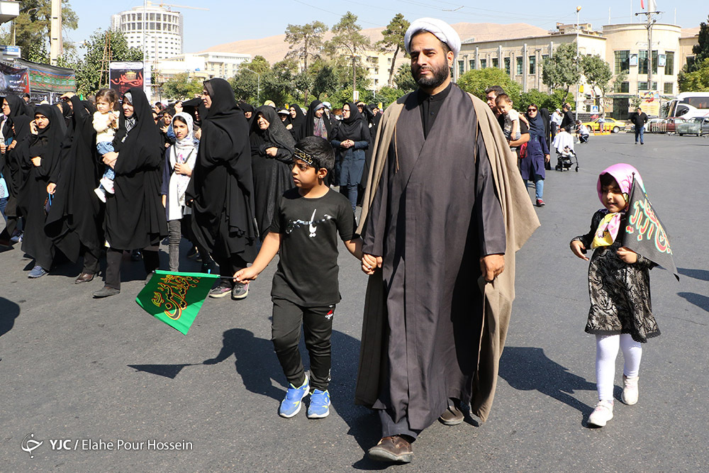 راهپیمایی جاماندگان اربعین در سراسر کشور