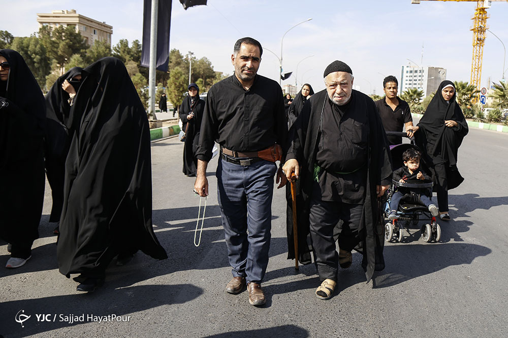 راهپیمایی جاماندگان اربعین در سراسر کشور