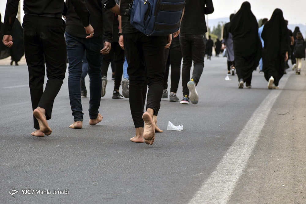 راهپیمایی جاماندگان اربعین در سراسر کشور