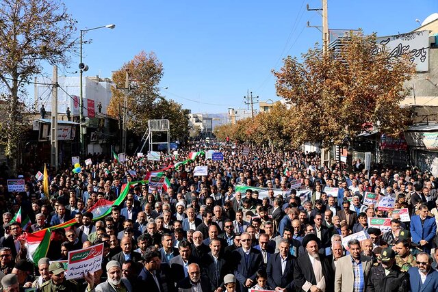 خروش مردم انقلابی ایران علیه آشوب‌گران