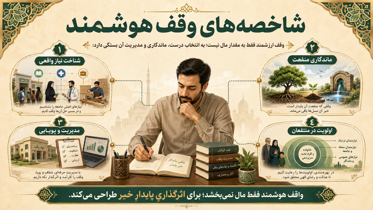وقف هوشمند؛ چه چیزی را وقف کنیم؟ وقف هوشمند؛ چه چیزی را وقف کنیم؟