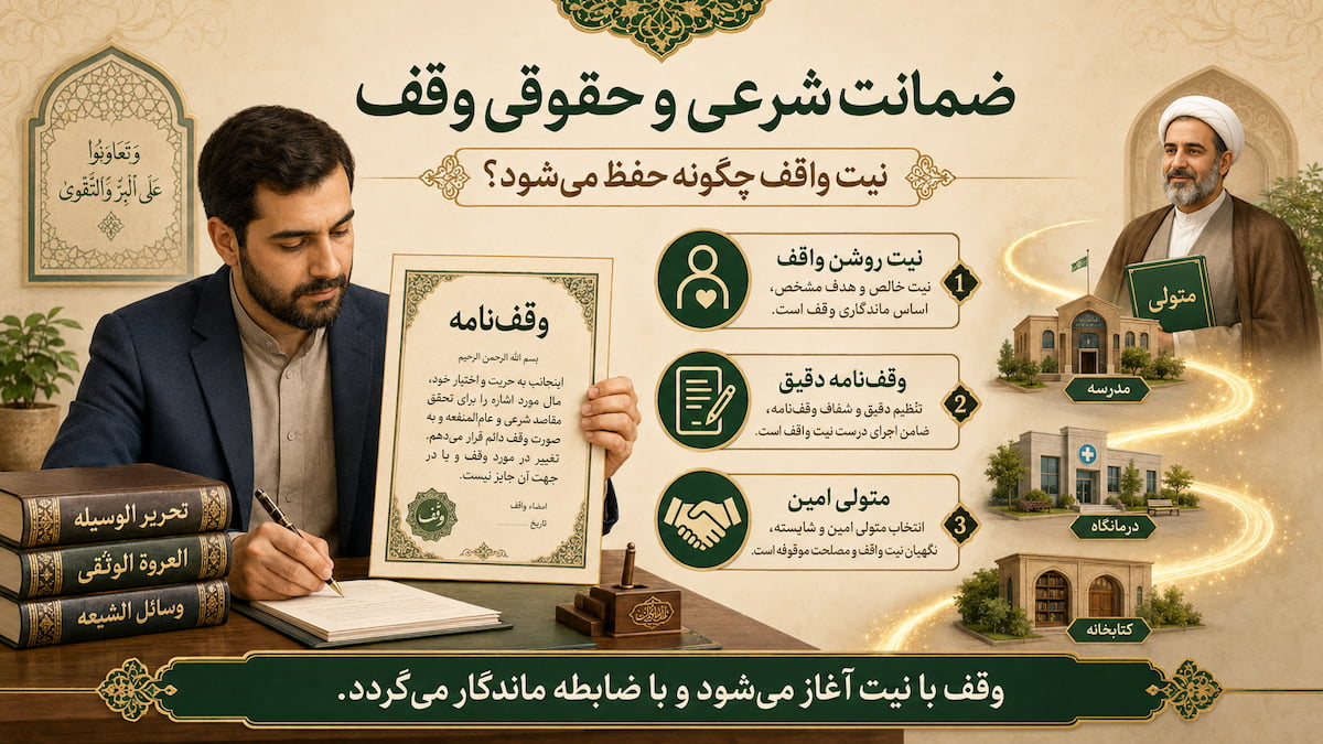 ضمانت وقف؛ چگونه از بقای خیر خود مطمئن باشیم؟