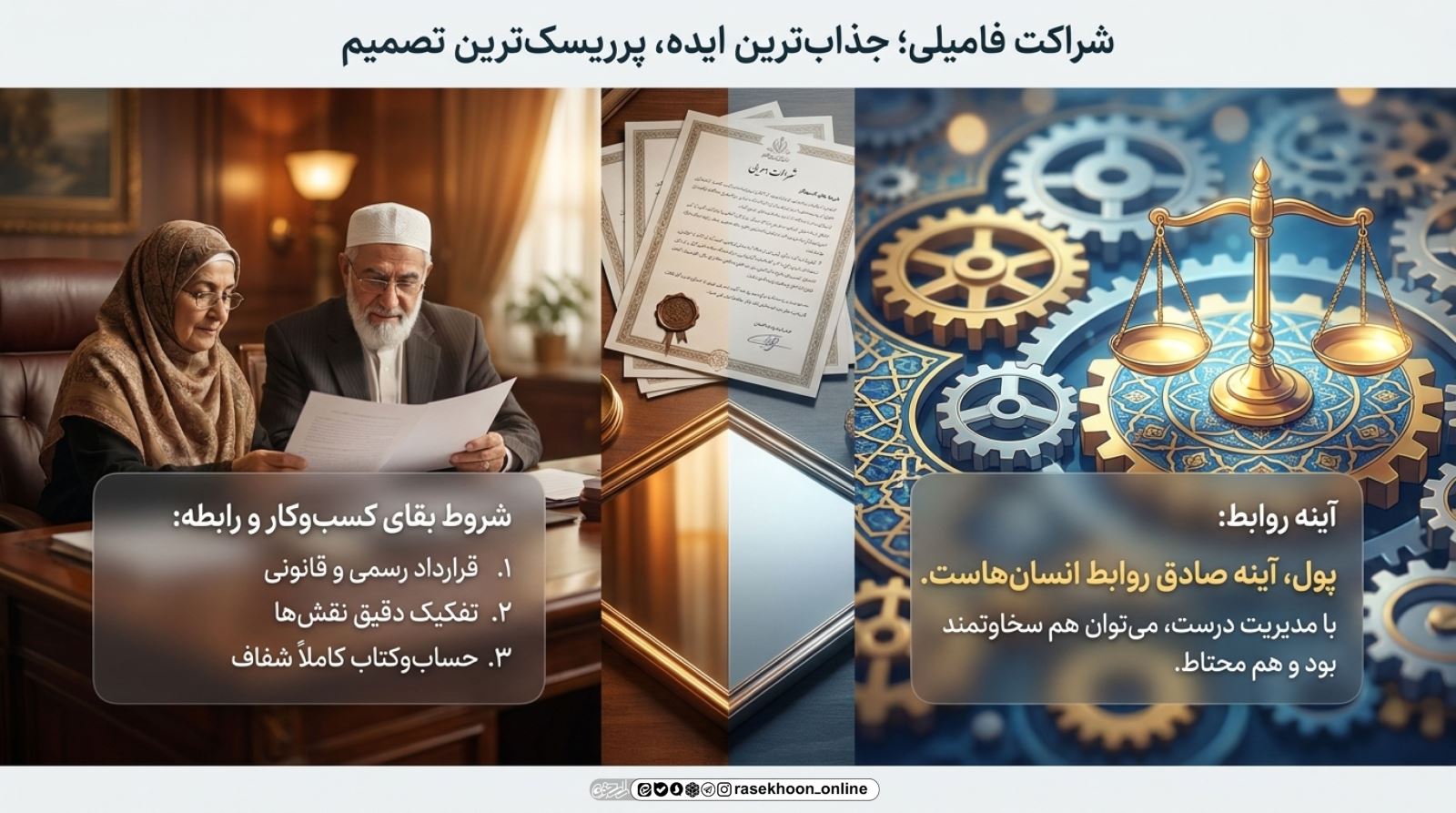اقتصاد و معاشرت؛ مرزهای قرض دادن و شراکت با فامیل