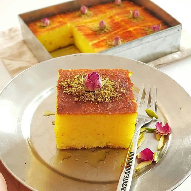 کیک باقلوایی