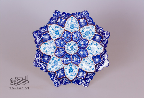 بشقاب میناکاری