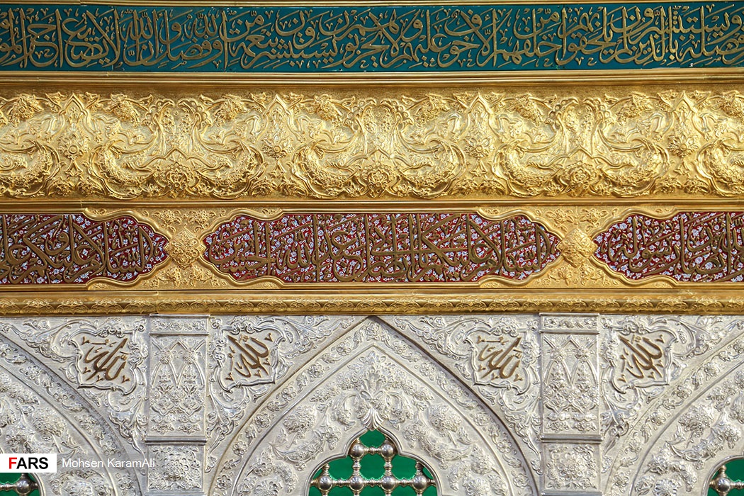 رونمایی از ضریح جدید مطهر شهدای کربلا در قم