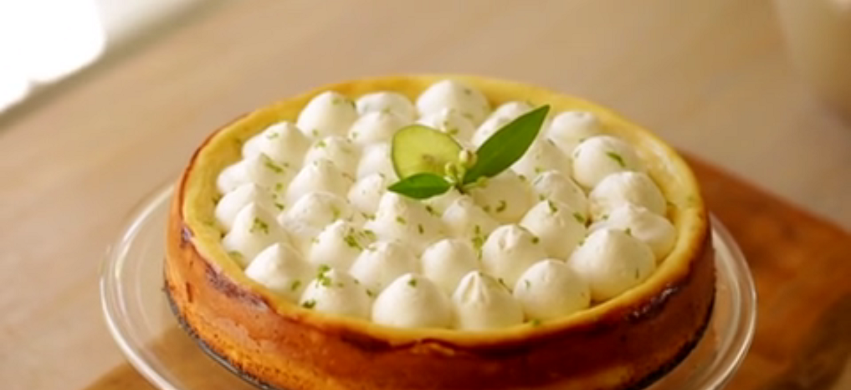 طرز تهیه دسر چیز کیک پای لیمو