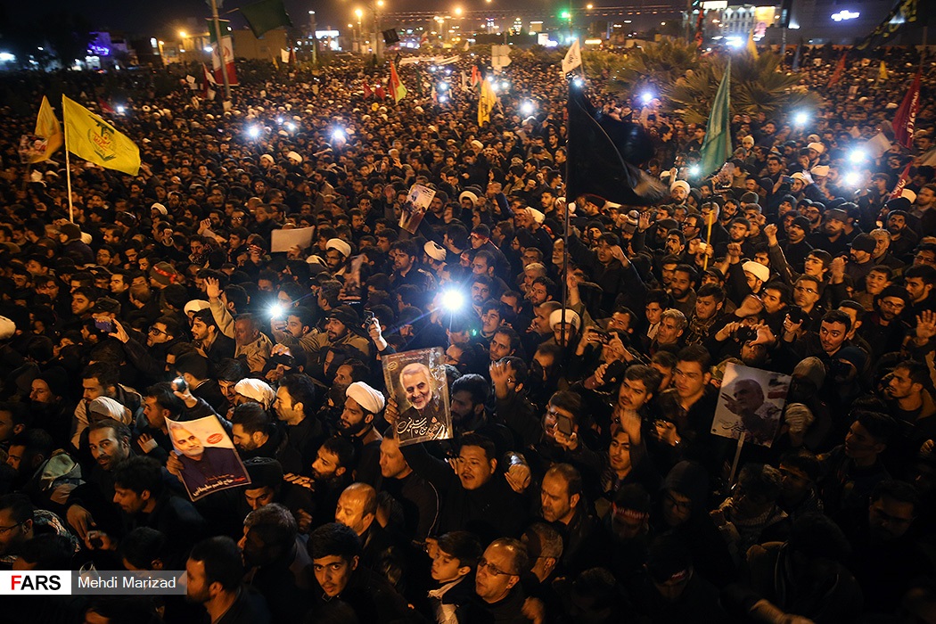 تصاویری از قیام مردم قم به احترام سیدالشهدای مقاومت