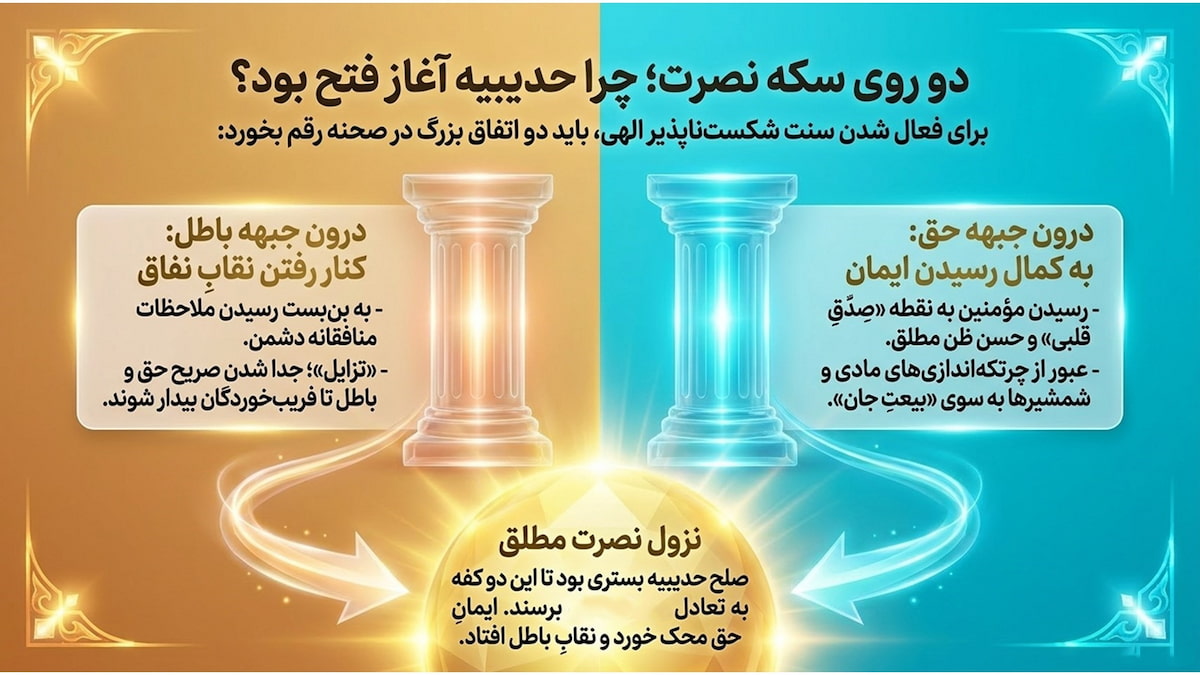 تفسیر سوره فتح (آیات ۲۲ و ۲۳) تفسیر سوره فتح (آیات ۲۲ و ۲۳)