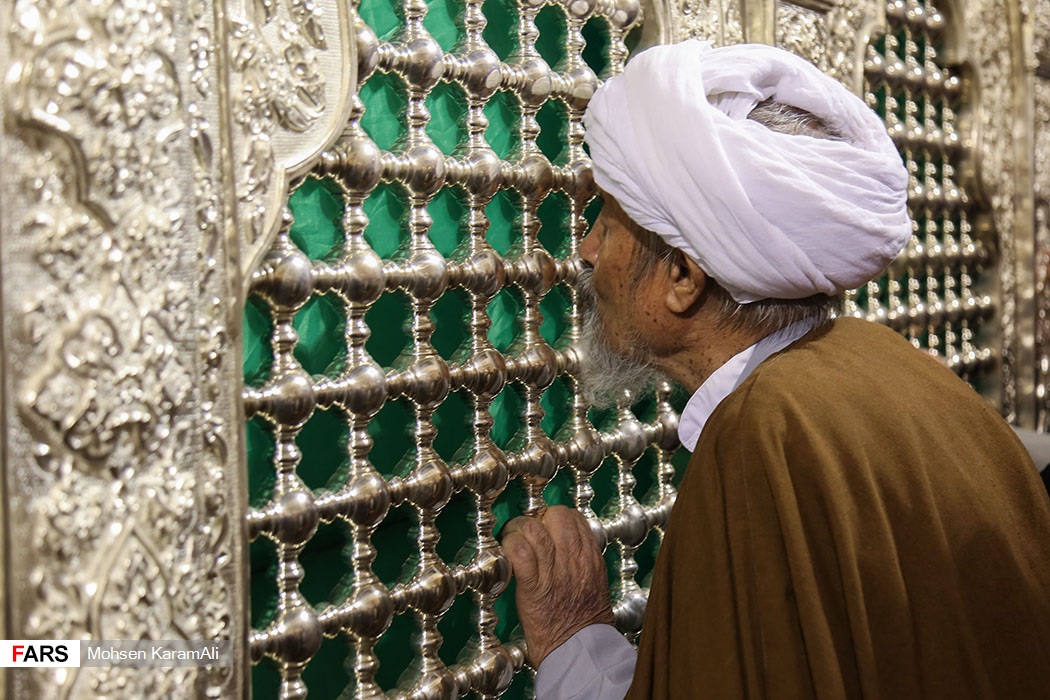 رونمایی از ضریح جدید مطهر شهدای کربلا در قم