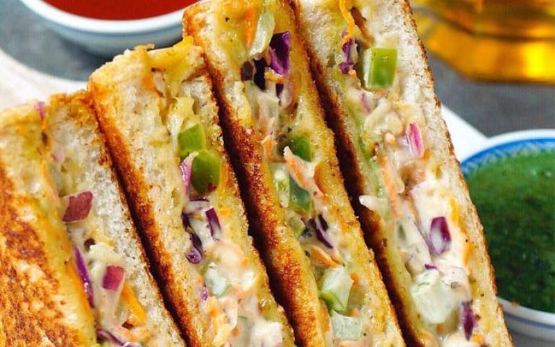 آموزش سه نوع ساندویچ سبزیجات خوشمزه