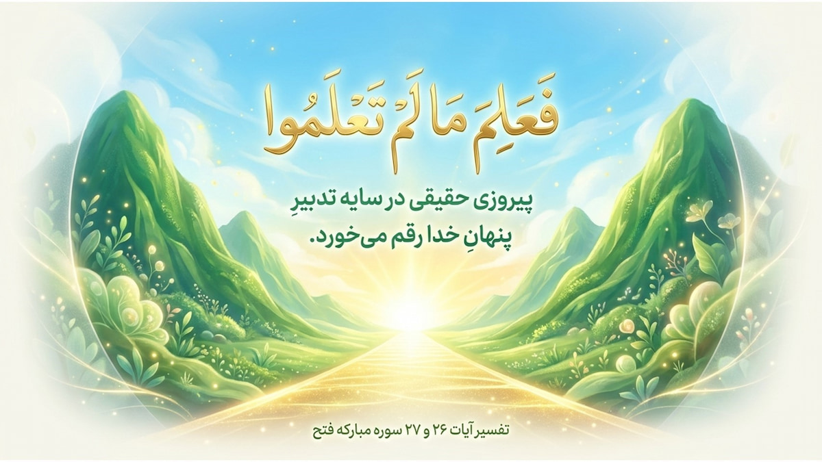 تفسیر سوره فتح (آیات ۲۶ و ۲۷)