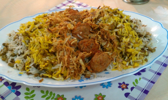 دستور پخت ماش پلو با مرغ