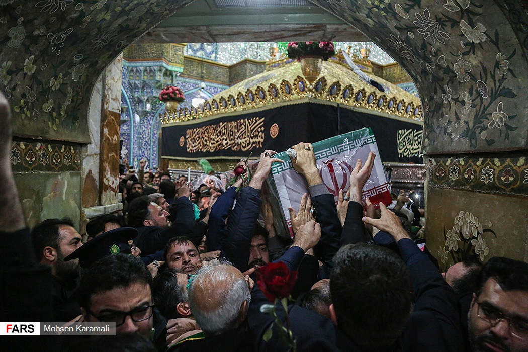 تصاویری از قیام مردم قم به احترام سیدالشهدای مقاومت