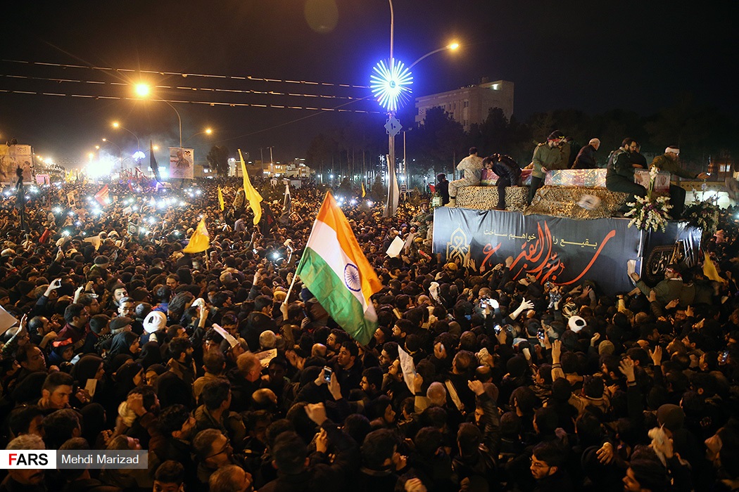 تصاویری از قیام مردم قم به احترام سیدالشهدای مقاومت