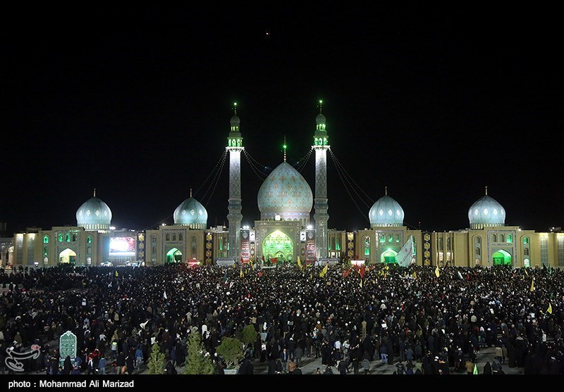 تصاویری از قیام مردم قم به احترام سیدالشهدای مقاومت