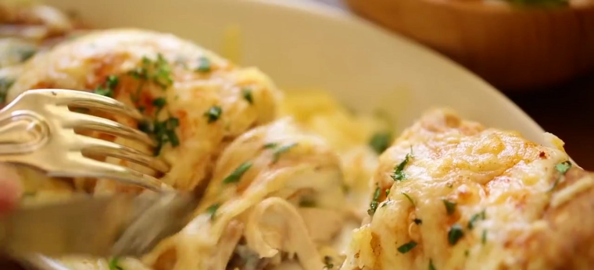 دستور پخت کرپ قارچ و مرغ