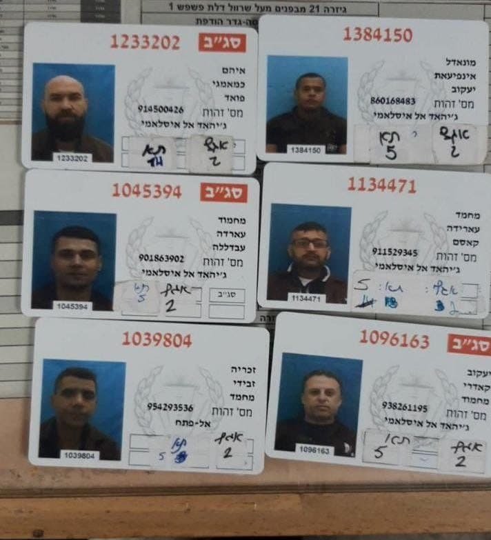 جزئیات فرار ۶ اسیر فلسطینی از زندان رژیم صهیونیستی/ لرزه بر پیکر ساختار امنیتی صهیونیست‌ها